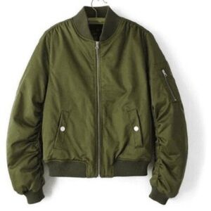 Bomber Jacket Olive Green